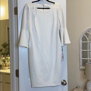 White Calvin Klein dress